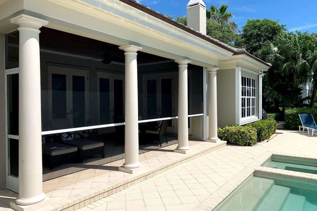 Motorized Retractable Screen - All Pro Garage Doors & Screens